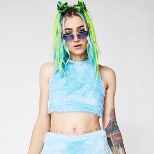 Club Exx Fur Fuhreak Halter Top
